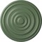 Ekena Millwork Carton Ceiling Medallion (For Canopies up to 2 5/8"), Hand-Painted Athenian Green, 12 5/8"OD x 1"P CM13CAAGF - alternate 1